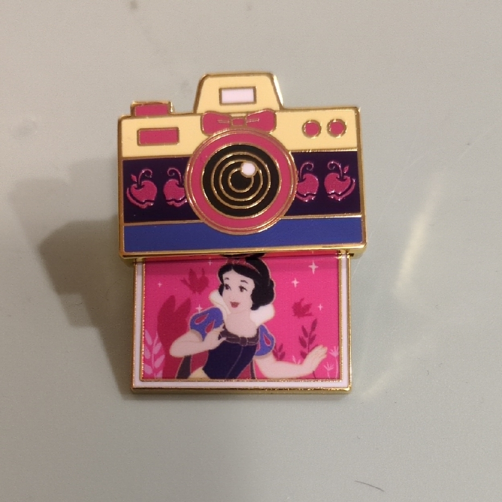 Snow White Camera Enamel Pin